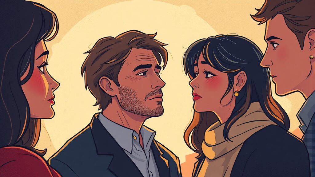 동료 배우들의 추모와 애도 물결 (illustration 스타일)