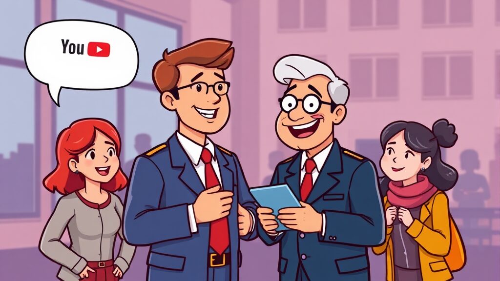 충주맨 김선태 PD 퇴사 이유와 충TV 성공 신화 6 충주맨의 영향력: 공공기관 유튜브의 새로운 기준 제시 (cartoon 스타일)