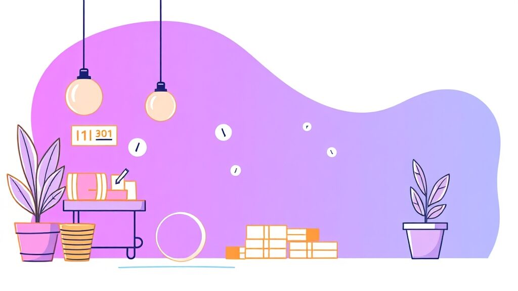 어떻게 작동하나요? 카드 포인트 자동 사용 방식 (illustration 스타일)