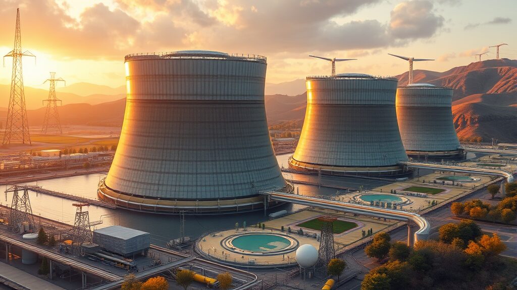 SMR 기술의 특징과 기대 효과 (realistic 스타일)