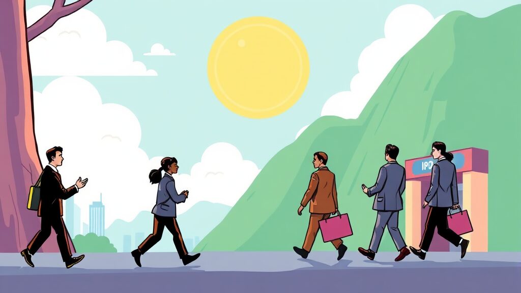 성공적인 케이뱅크 공모주 청약을 위한 필수 가이드 (cartoon 스타일)