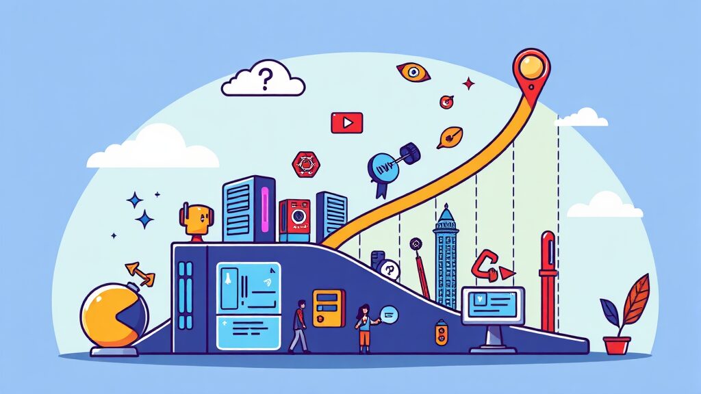 미래 유망 자격증 취득 전략 및 준비 방법 (cartoon 스타일)