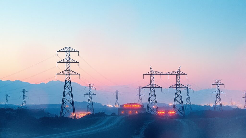 전기요금 인상, 주요 원인은 무엇일까요? (watercolor 스타일)