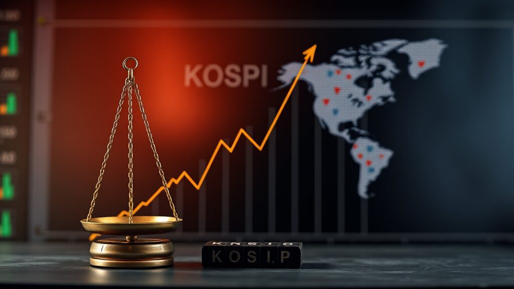 글로벌 증시와 환율 동향: 코스피에 미치는 영향 (realistic 스타일)
