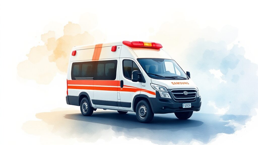 삼성 애니카 긴급출동 서비스, 횟수 제한과 비용은 어떻게 되나요? (watercolor 스타일)