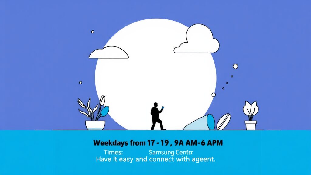 삼성카드 고객센터 전화번호, 상담원 연결, 운영 시간 완벽 정리 4 삼성카드 고객센터 운영 시간 및 상담 가능한 시간대 (illustration 스타일)