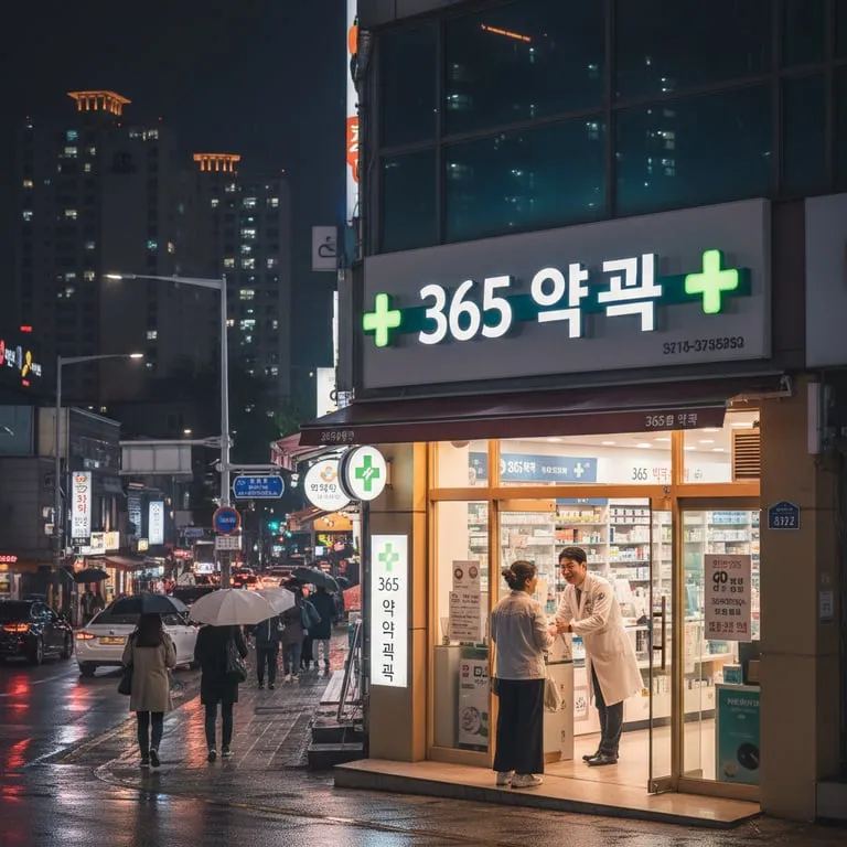 365일 연중무휴 및 지역별 야간 운영 약국