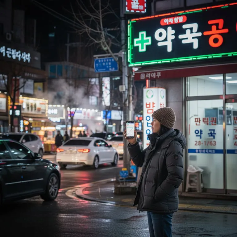 실시간 문 여는 약국 검색 및 비상 상황 대처 요령