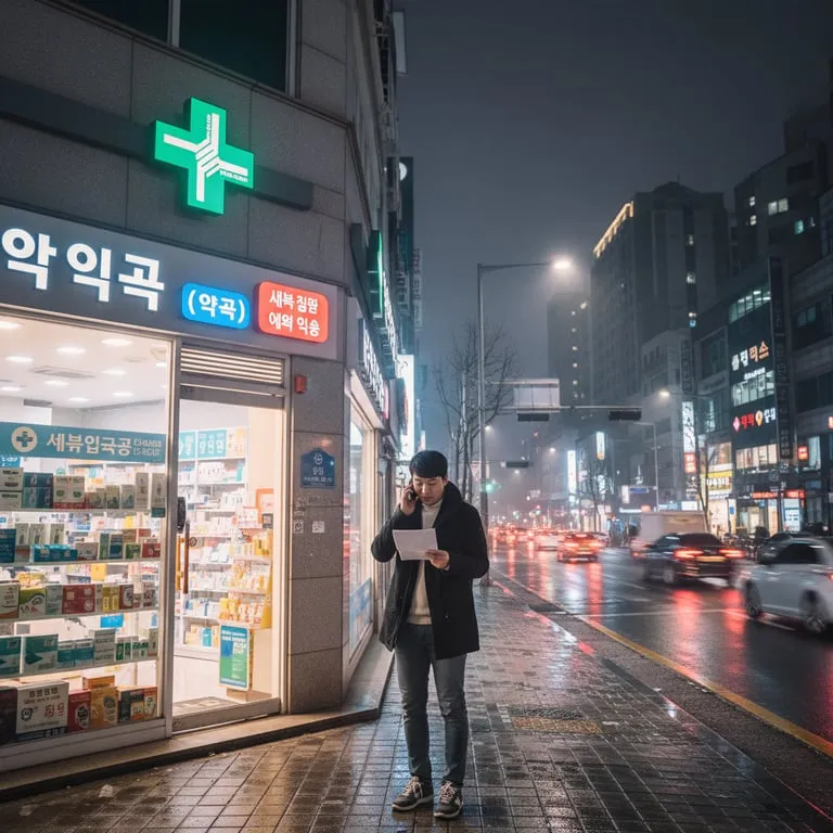 심야 약국 이용 시 주의사항 및 비상상비약 구매 팁