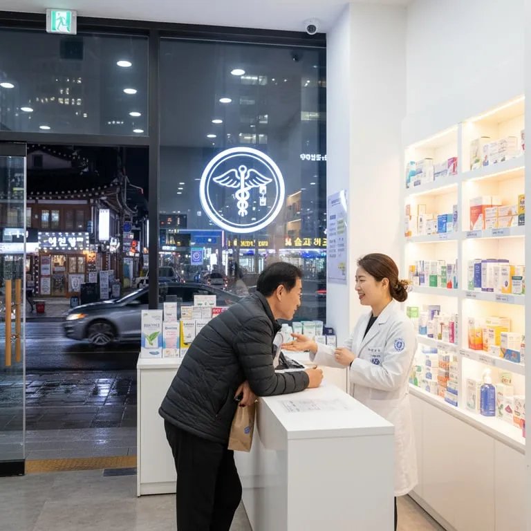 종로구 심야 및 야간 운영 약국 상세 리스트