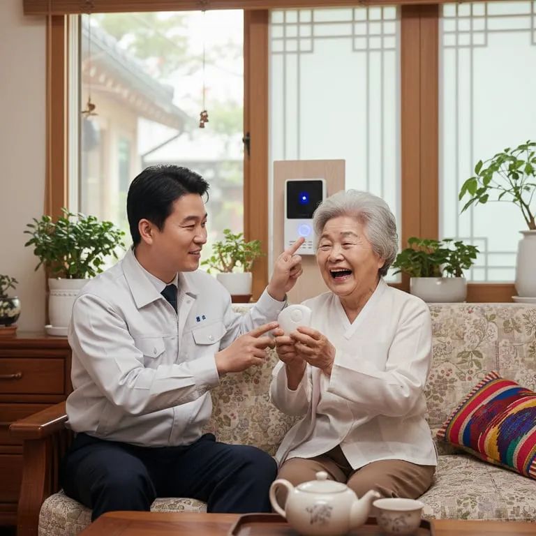 노인 안전 안심 서비스 신청과 기구 설치, 사용 방법 2 노인 안전 안심 서비스 신청과 기구 설치, 사용 방법