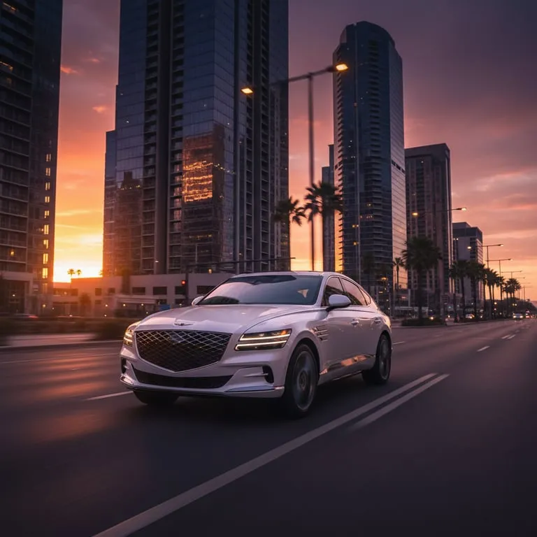 우아함과 역동성의 조화 제네시스 GV80 쿠페의 매력