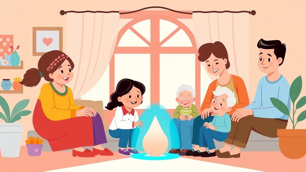 지역사회 통합돌봄 30종 서비스: 집에서 받는 맞춤형 돌봄 총정리 6 통합돌봄 서비스, 전국 확대 시행과 향후 계획 (cartoon 스타일)