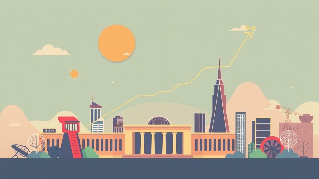 S&P 500 리밸런싱 관련 시장 전망 및 리스크 관리 (illustration 스타일)