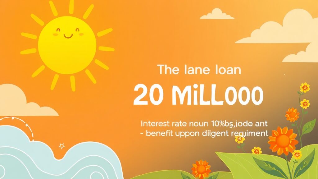 얼마나 받을 수 있나요? 대출 한도와 금리 상세 안내 (illustration 스타일)