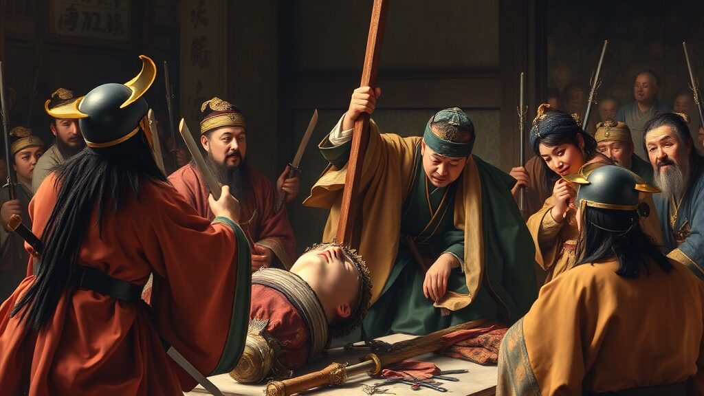 한명회 부관참시: 연산군 분노와 갑자사화 비극의 진실 7 부관참시의 의미와 역사적 교훈 (realistic 스타일)