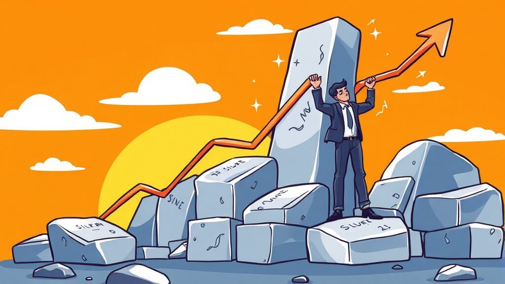 현재 은 시세 현황 및 실시간 가격 분석 (cartoon 스타일)