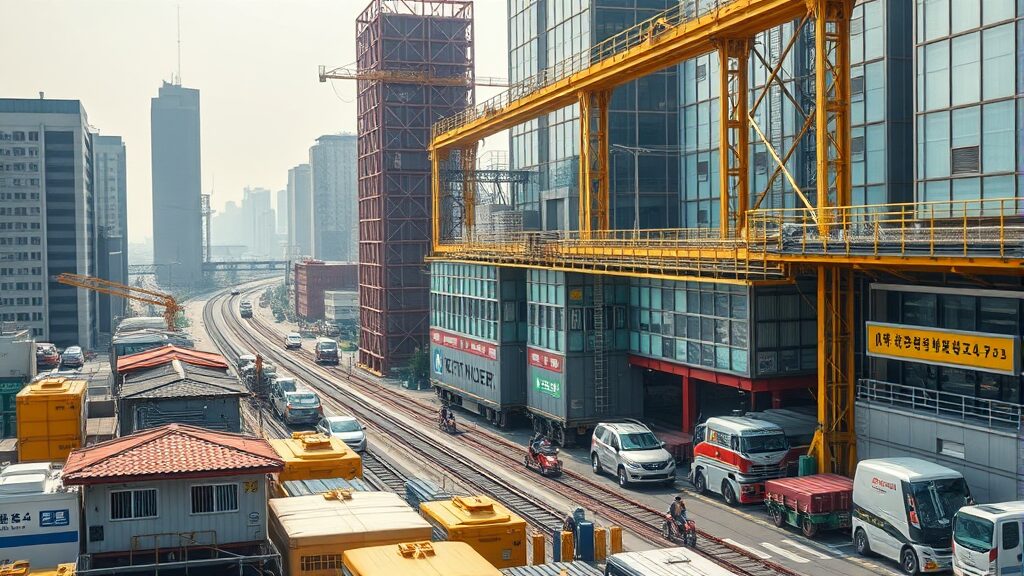 노란봉투법이 한국 경제에 미치는 영향 (realistic 스타일)