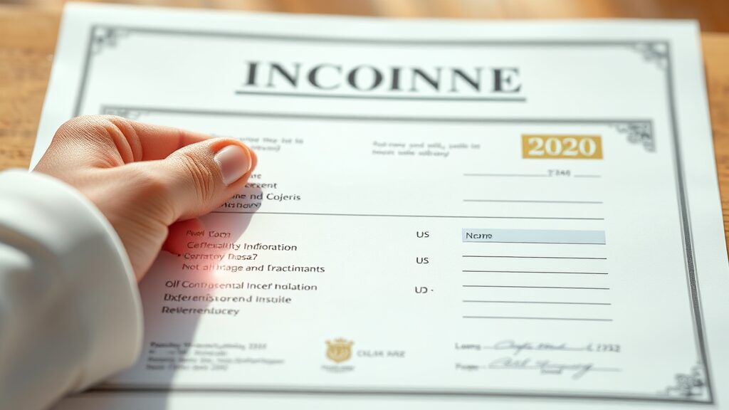 소득금액증명원 발급 후 어떻게 활용할 수 있을까? (realistic 스타일)