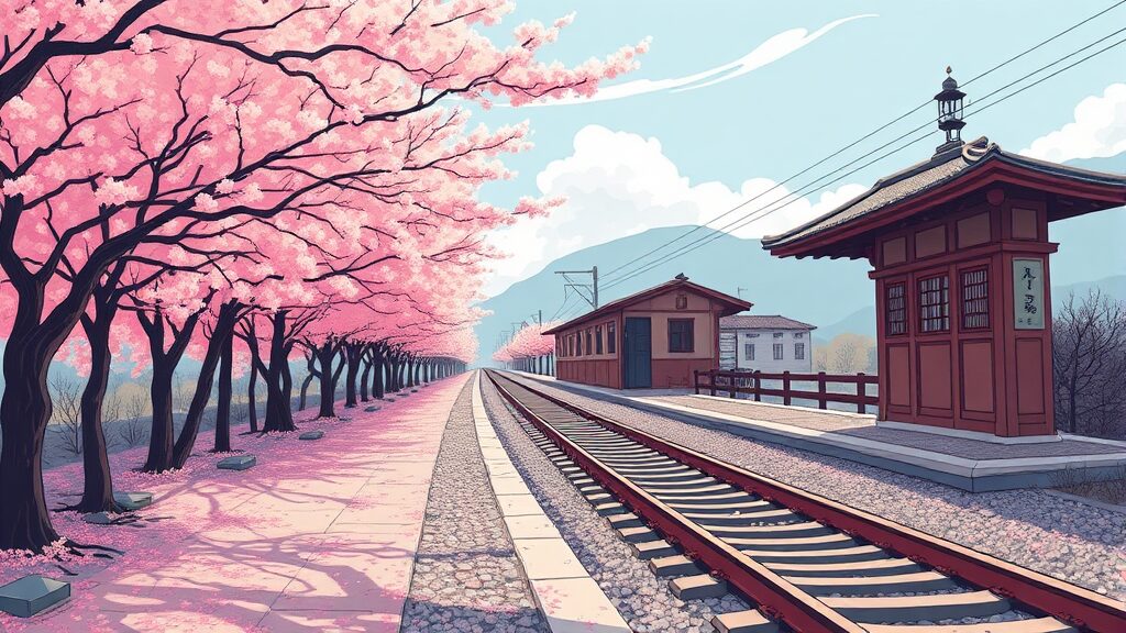 2026 진해 군항제: 벚꽃 명소, 일정, 교통 완벽 가이드 3 진해 군항제 핵심 볼거리: 벚꽃 명소와 주요 행사 (illustration 스타일)