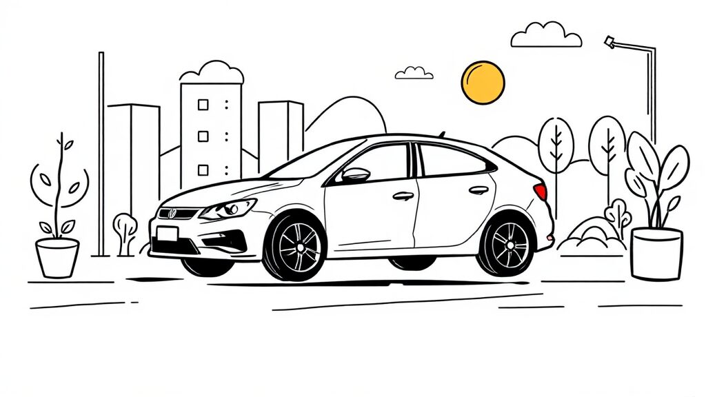 개별소비세, 차량 가격에 숨겨진 세금의 비밀 (illustration 스타일)