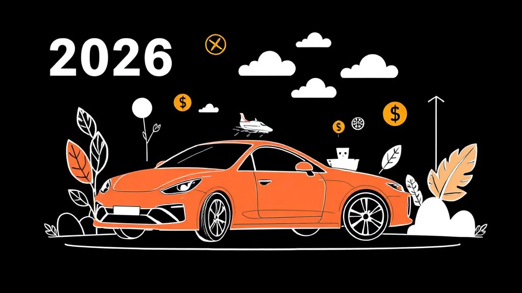 2026년 자동차 세금 변화: 미리 알아두면 좋은 정보 (illustration 스타일)