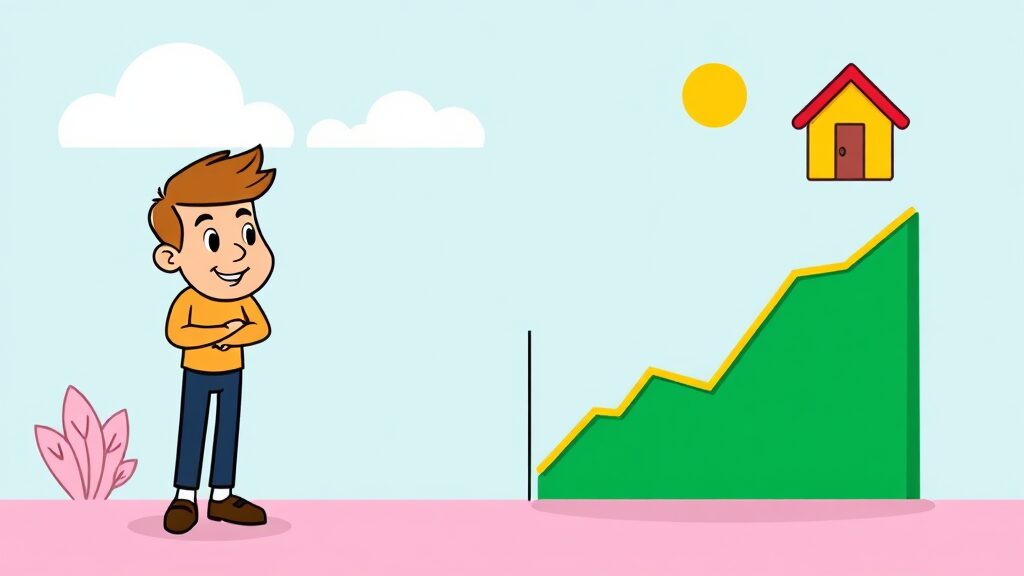 미래의 재산세 정책 변화, 1주택자는 주목해야 할 점 (cartoon 스타일)