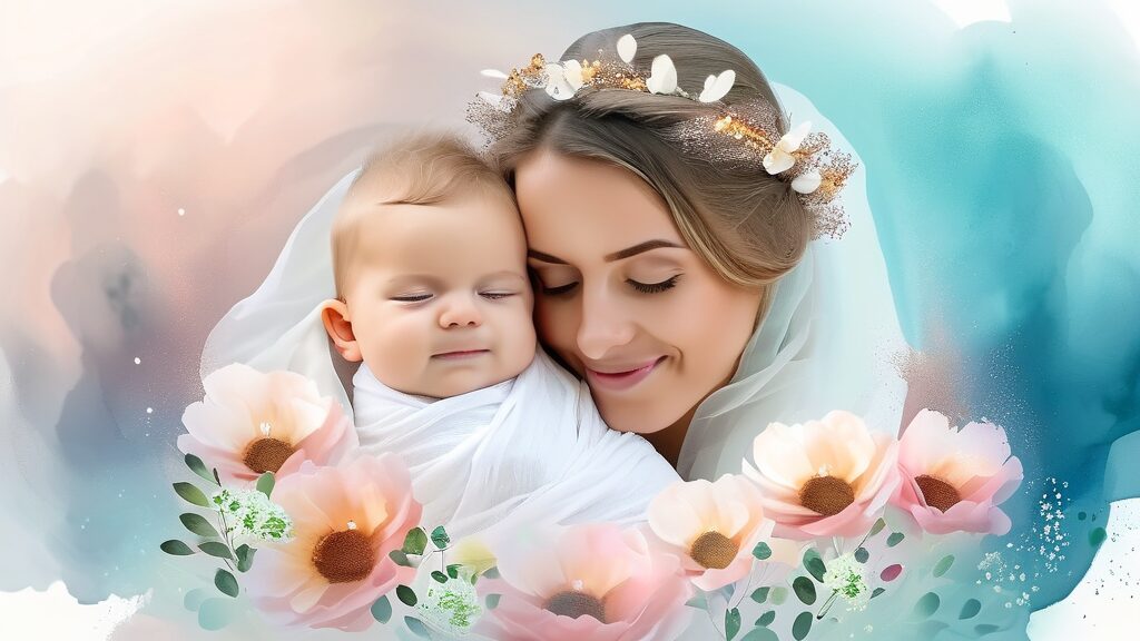 2026년, 달라지는 육아 정책 미리보기 (watercolor 스타일)