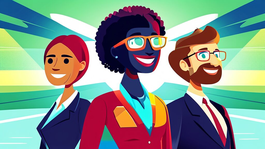 성실납세 문화 확산 및 공정 세정 구현 (illustration 스타일)