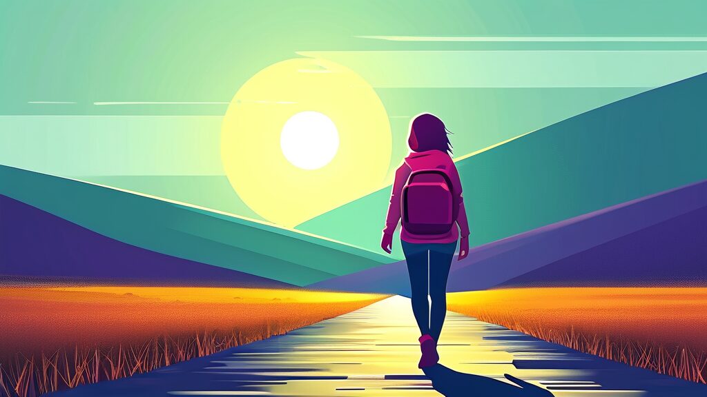 미소금융대출: 희망을 주는 금융 지원 (illustration 스타일)