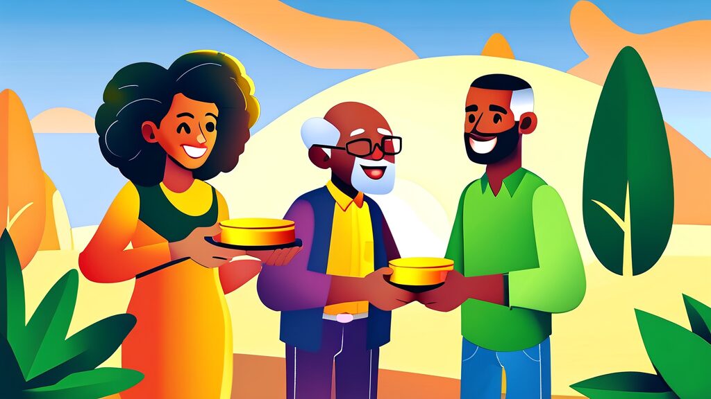 지원 대상: 누가 혜택을 받을 수 있나요? (cartoon 스타일)