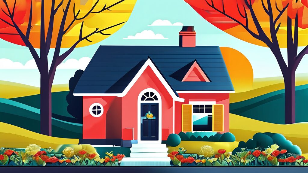 무주택자 및 특정 상황에 대한 혜택 (illustration 스타일)