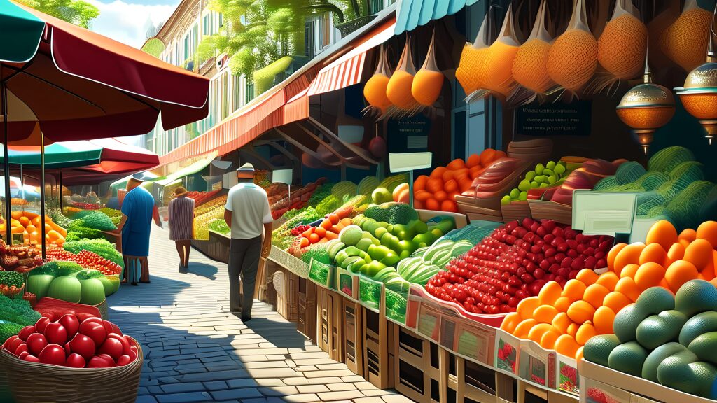 정부의 의도와 시장 영향 분석 (realistic 스타일)