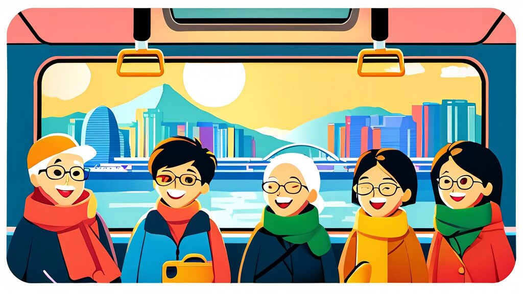 기후동행카드 환급 정책 핵심 요약 (cartoon 스타일)