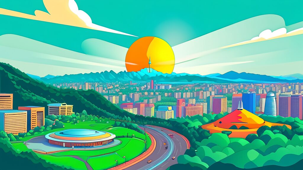 정책의 중요성: 왜 기후동행카드가 필요한가? (cartoon 스타일)