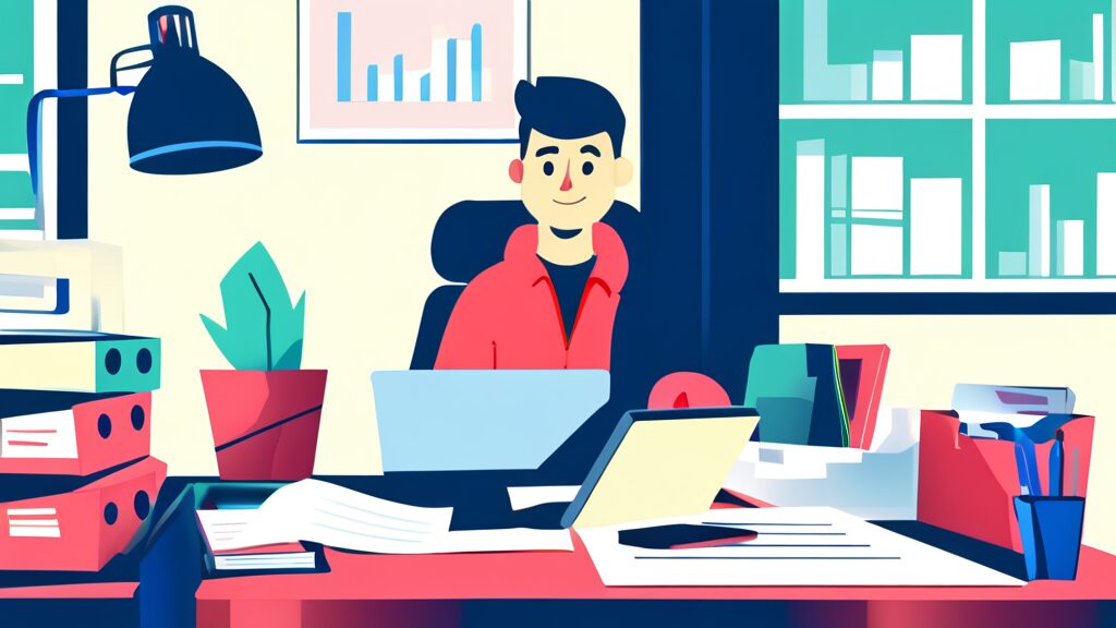 사업자 대출 승인을 위한 필수 서류와 준비 전략 (illustration 스타일)