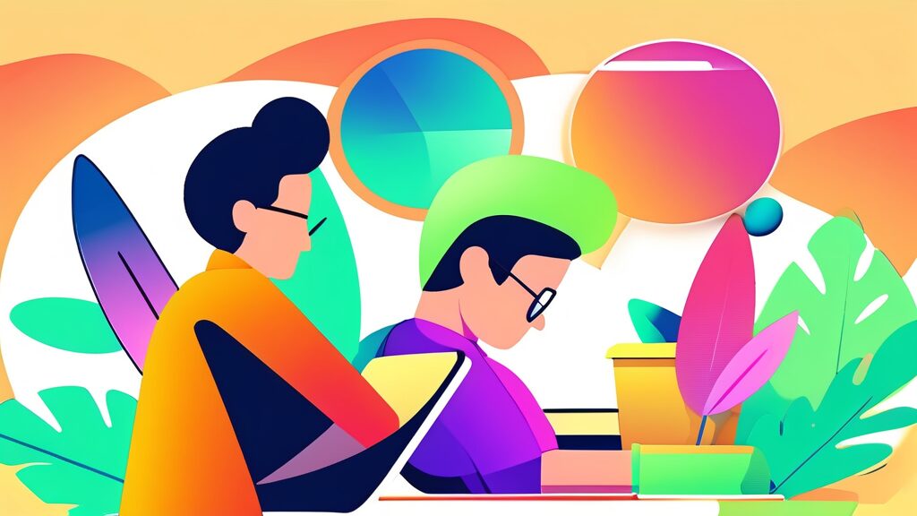 채무조정 신청 절차 및 필요 서류 안내 (cartoon 스타일)