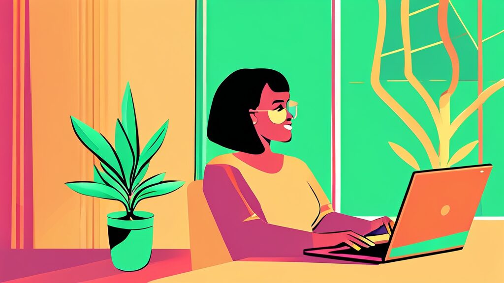 여론의 반응: 사회초년생에 대한 공감대 (illustration 스타일)