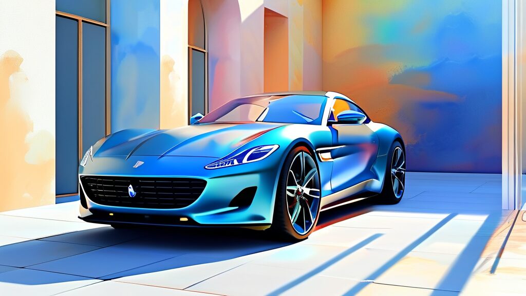 자동차 명의이전, 온라인 vs 오프라인 완벽 비교 (watercolor 스타일)